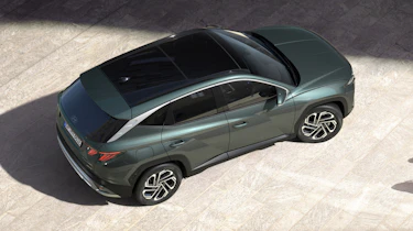 Hyundai Tucson facelift 2024 - above