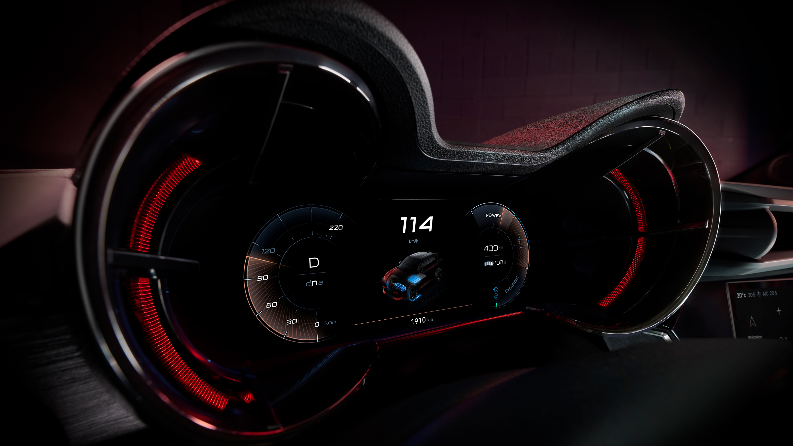 Alfa Romeo Milano - instrument display