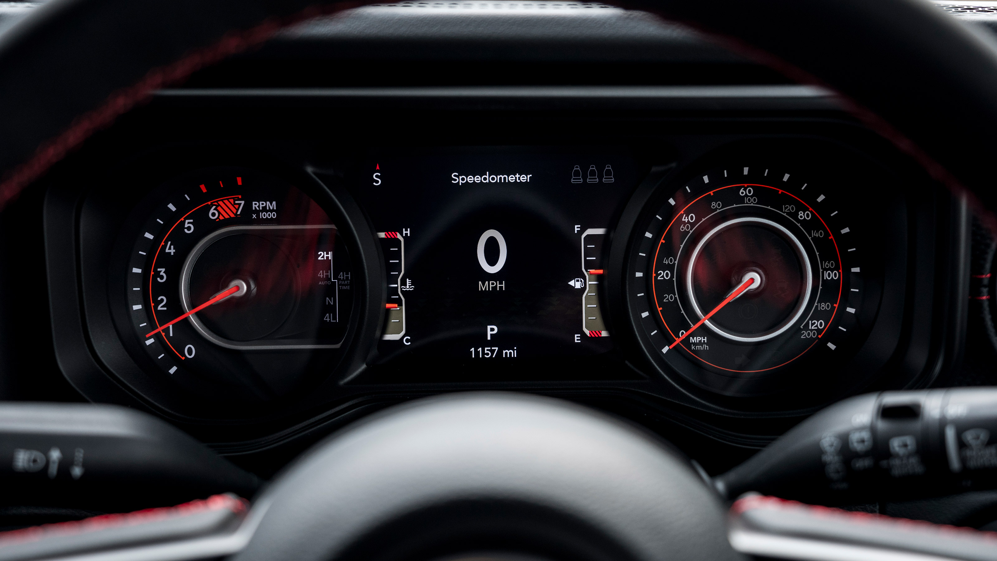 Jeep Wrangler Rubicon - dials