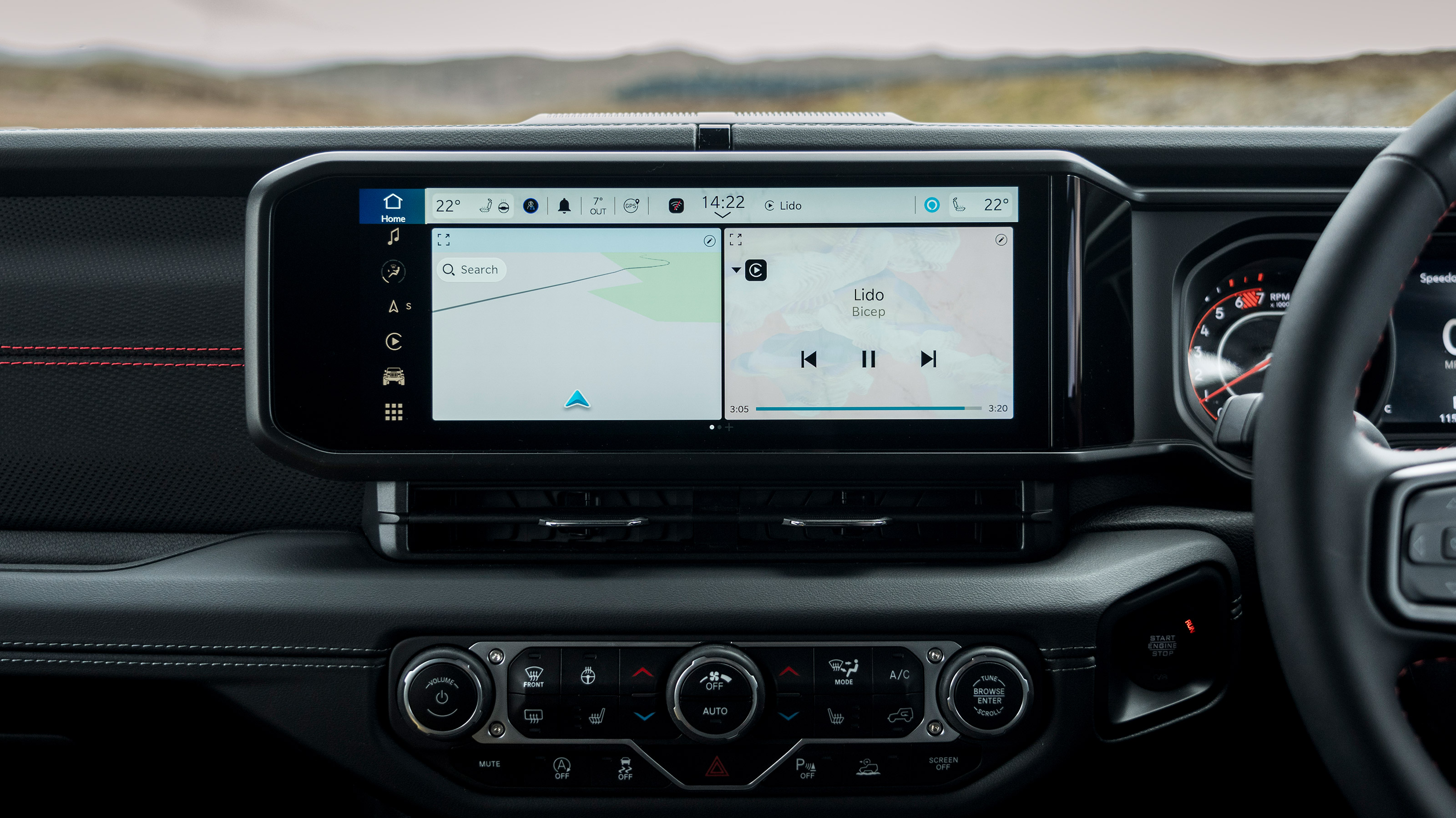 Jeep Wrangler Rubicon - screen