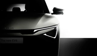 KIA EV6 Teaser front light