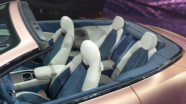 New Maserati GranCabrio Folgore - interior with the roof down
