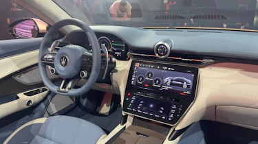 Maserati GranCabrio Folgore reveal event dash