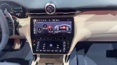 Maserati GranCabrio Folgore reveal event interior