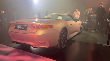Maserati GranCabrio Folgore reveal event rear
