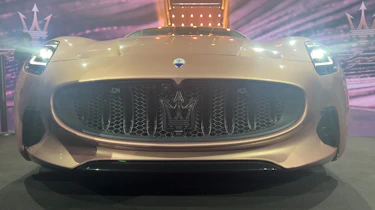 Maserati GranCabrio Folgore reveal event grille