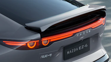 The new Mazda EZ-6 rear spoiler