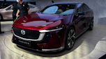 The new Mazda EZ-6 front 3/4
