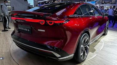 The new Mazda EZ-6 rear 3/4