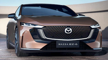 The new Mazda EZ-6 front end