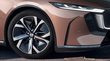 The new Mazda EZ-6 front lights and wheel