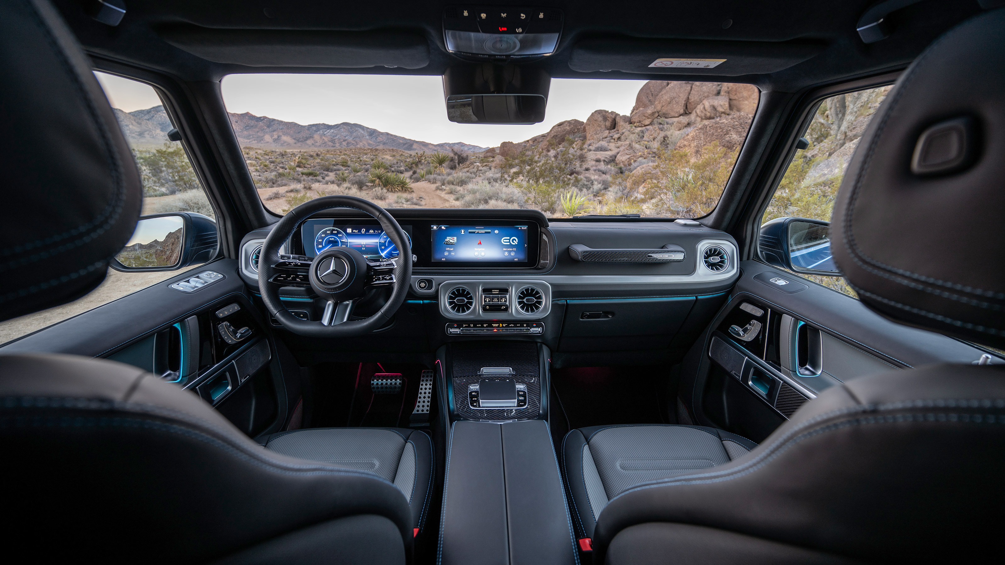 Mercedes G 580 with EQ Technology - dash