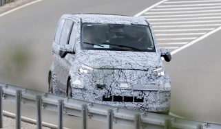Electric Mercedes V-Class - front