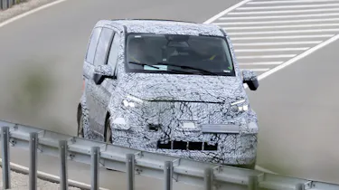 Electric Mercedes V-Class - front