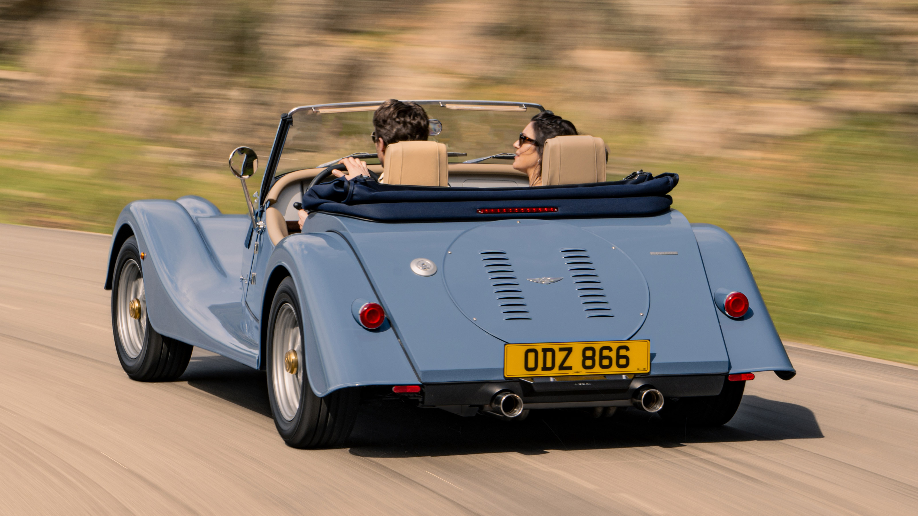 Morgan Plus Four - rear action