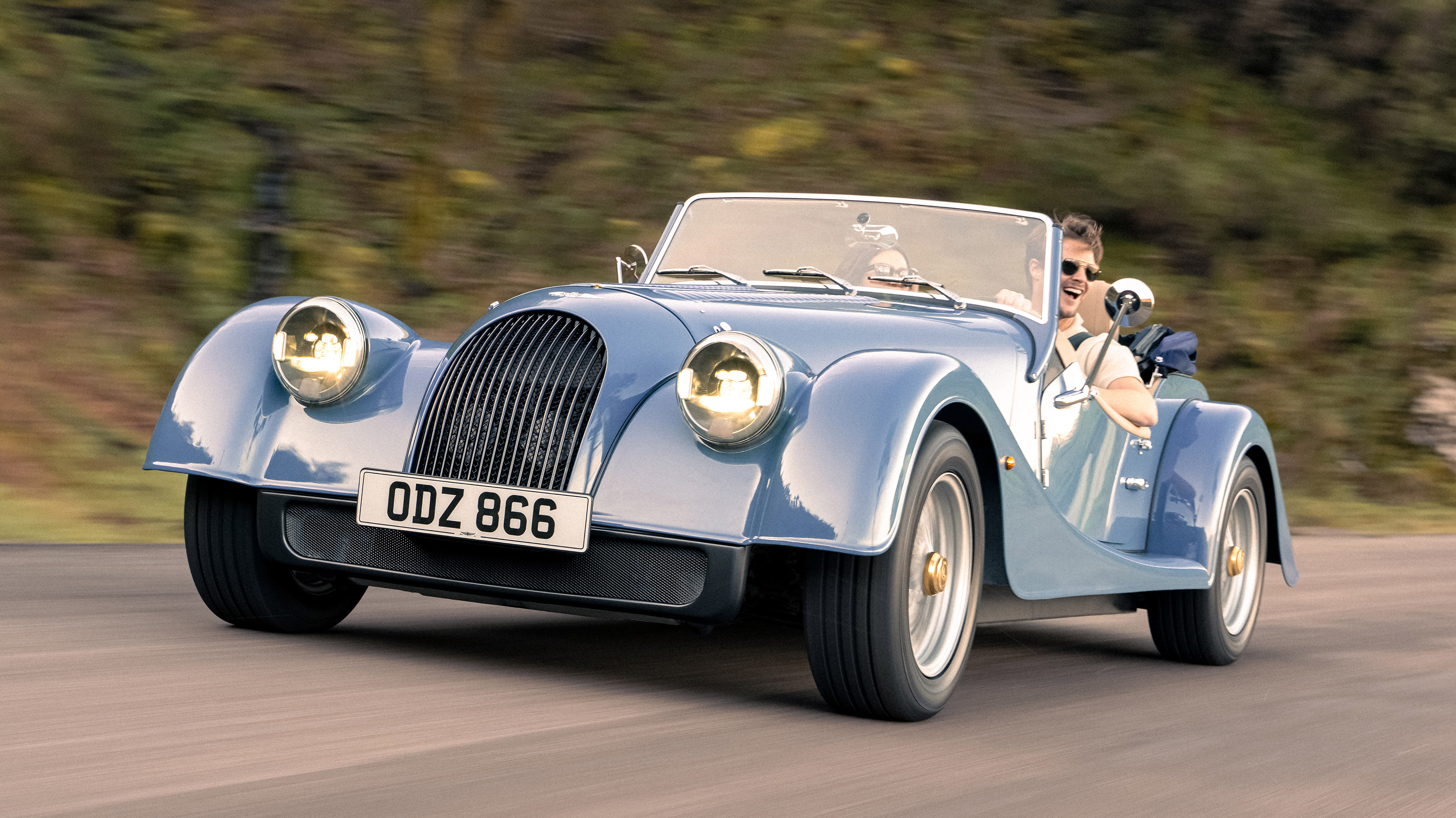 Morgan Plus Four - front action