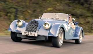 Morgan Plus Four - front action