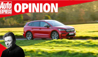 Mike Rutherford opinion - Skoda Enyaq tracking shot