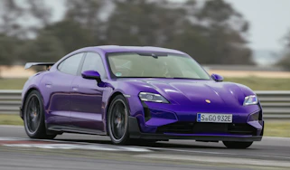 Porsche Taycan Turbo GT - front