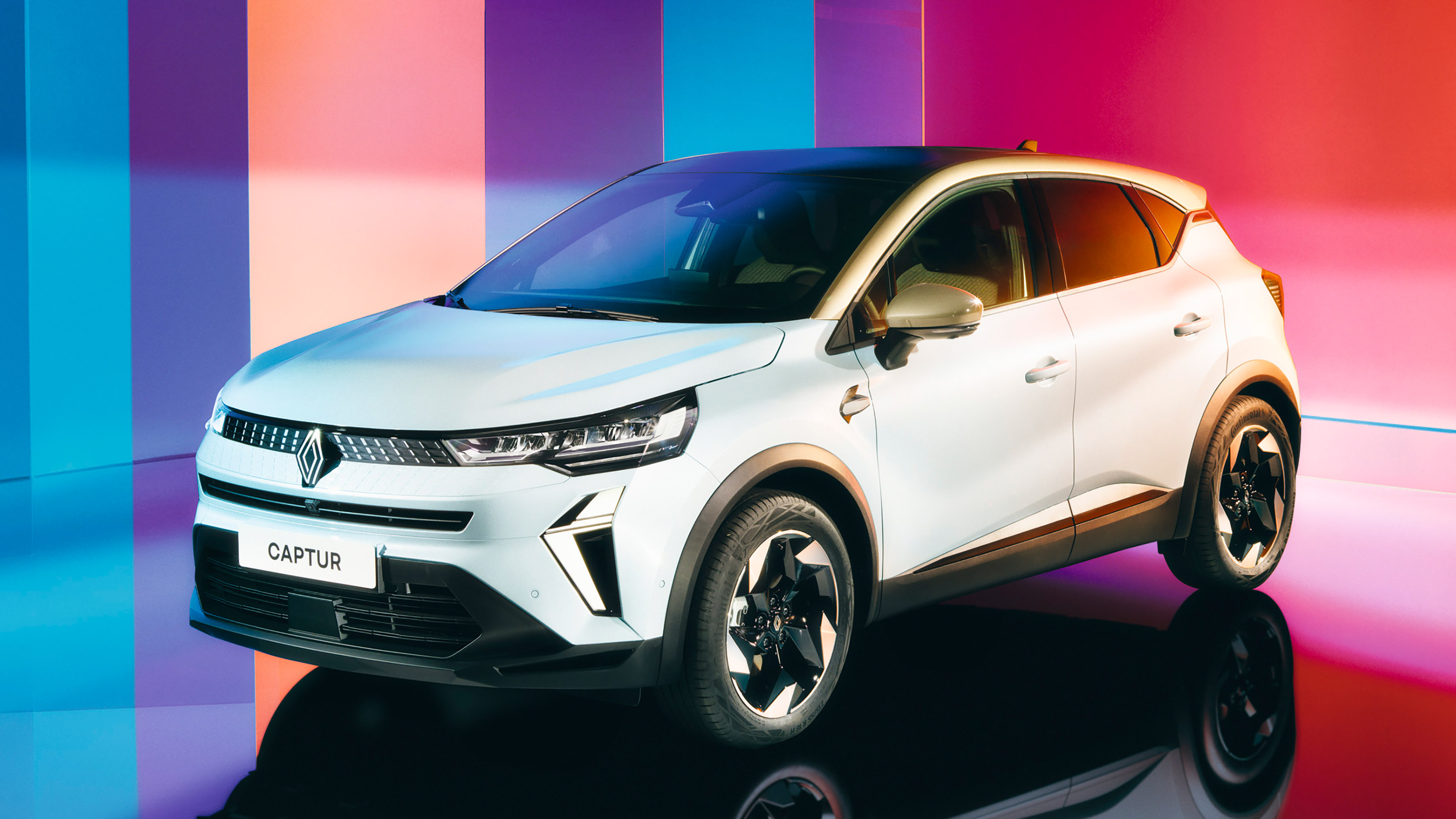 Renault Captur facelift - front white