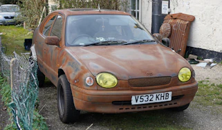 Rusty Toyota Corolla
