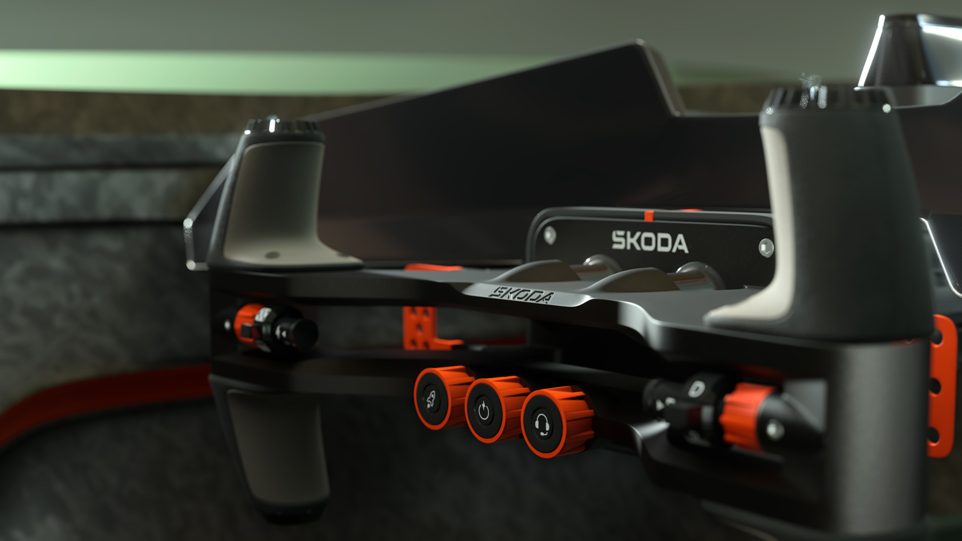 Skoda Vision Gran Turismo - steering wheel