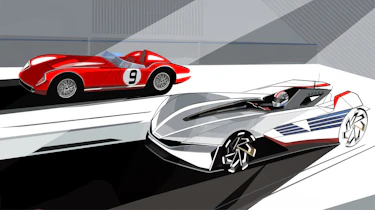Skoda Vision Gran Turismo and Skoda 1100 OHC