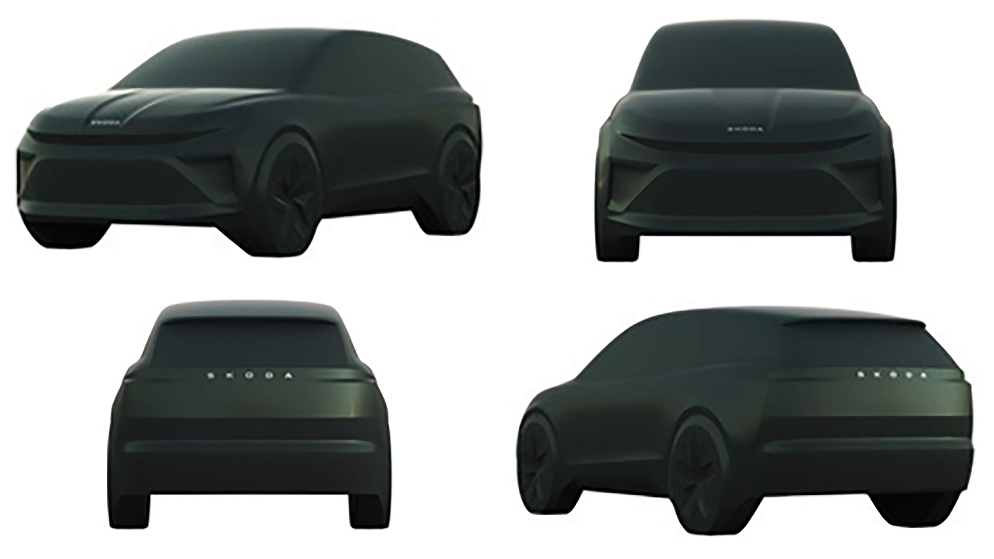 Skoda 'flagship EV' patent images