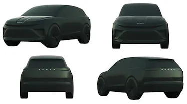Skoda 'flagship EV' patent images