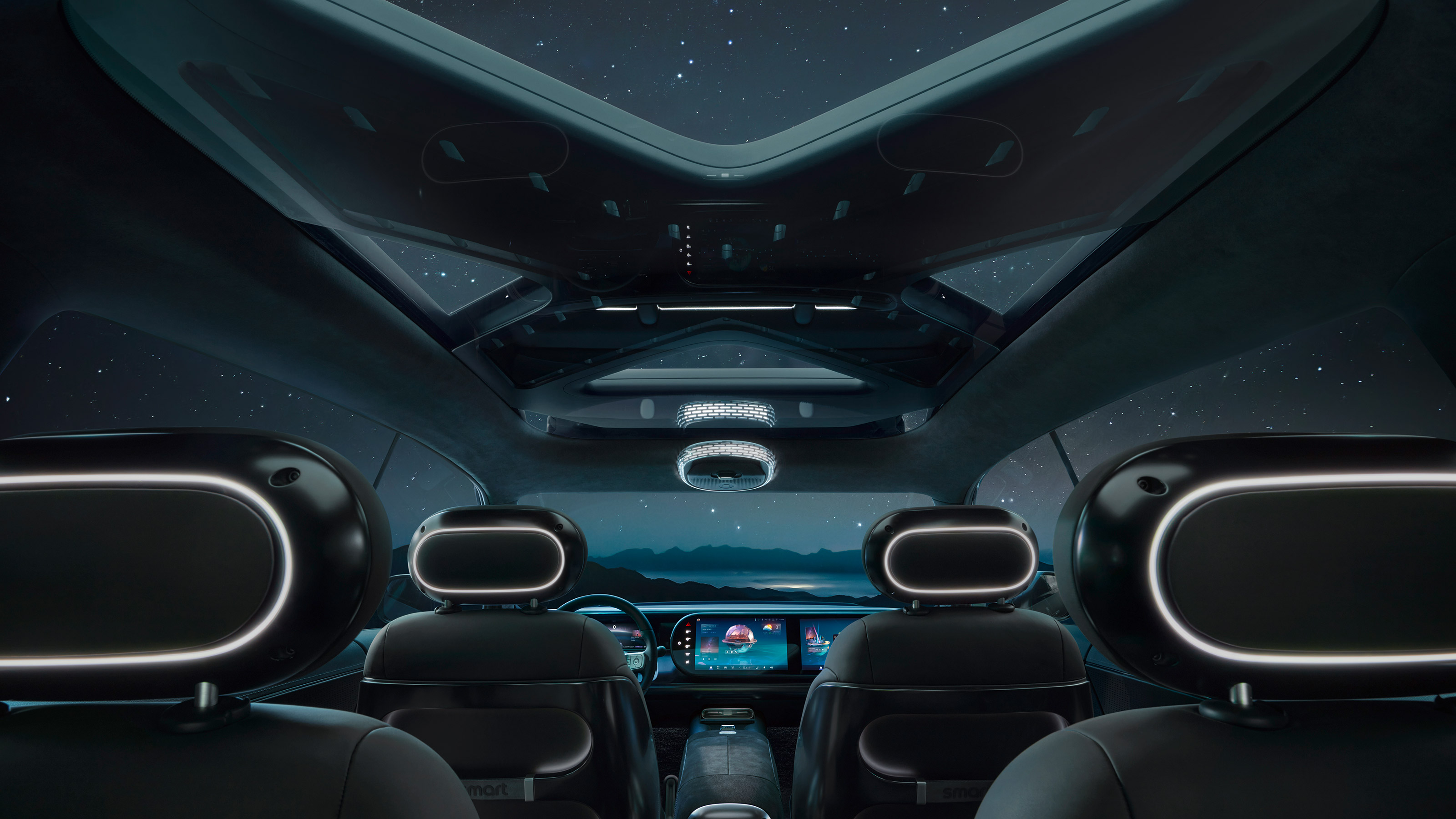 Smart #5 concept - roof interior