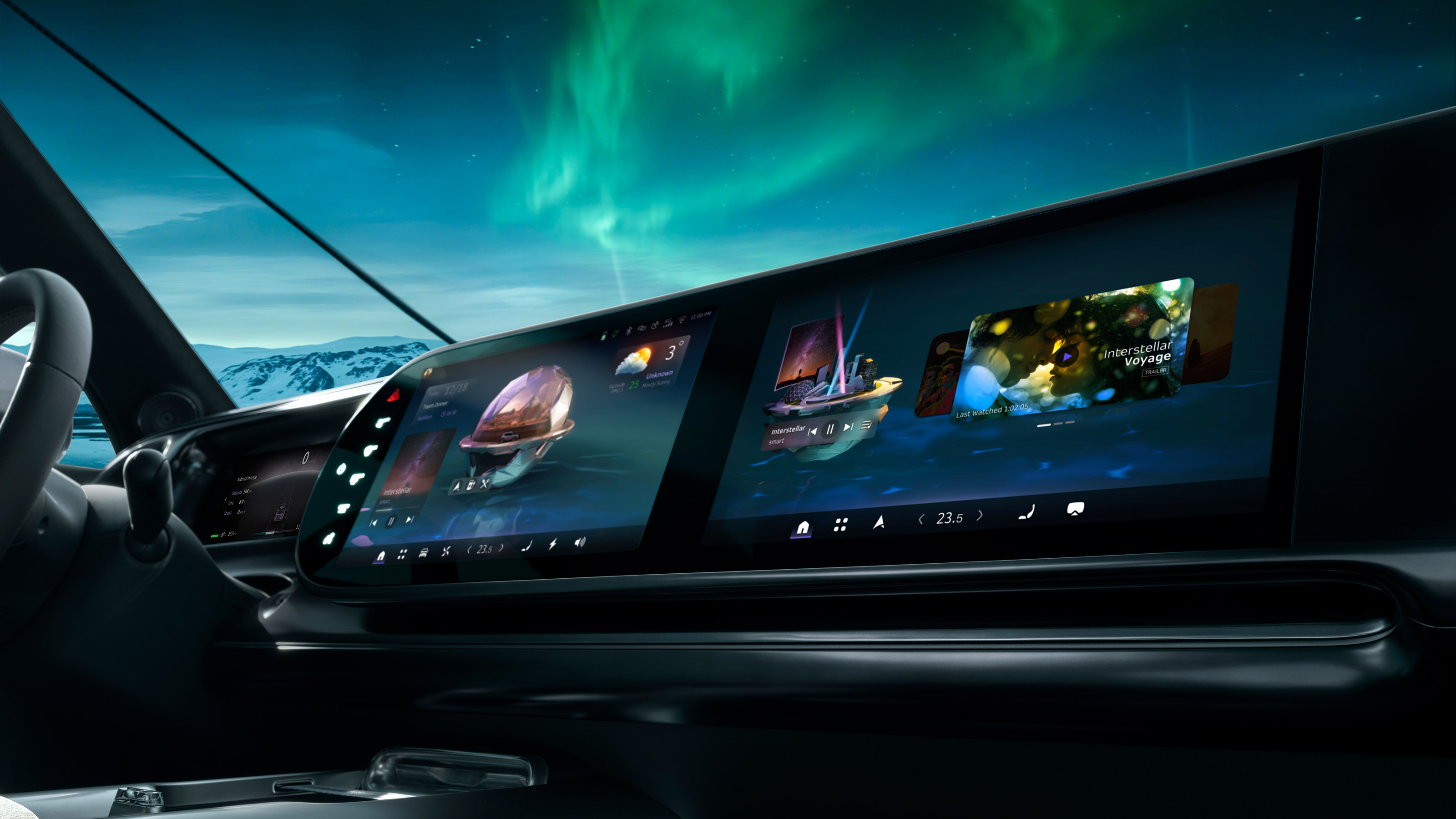 Smart #5 concept - screens