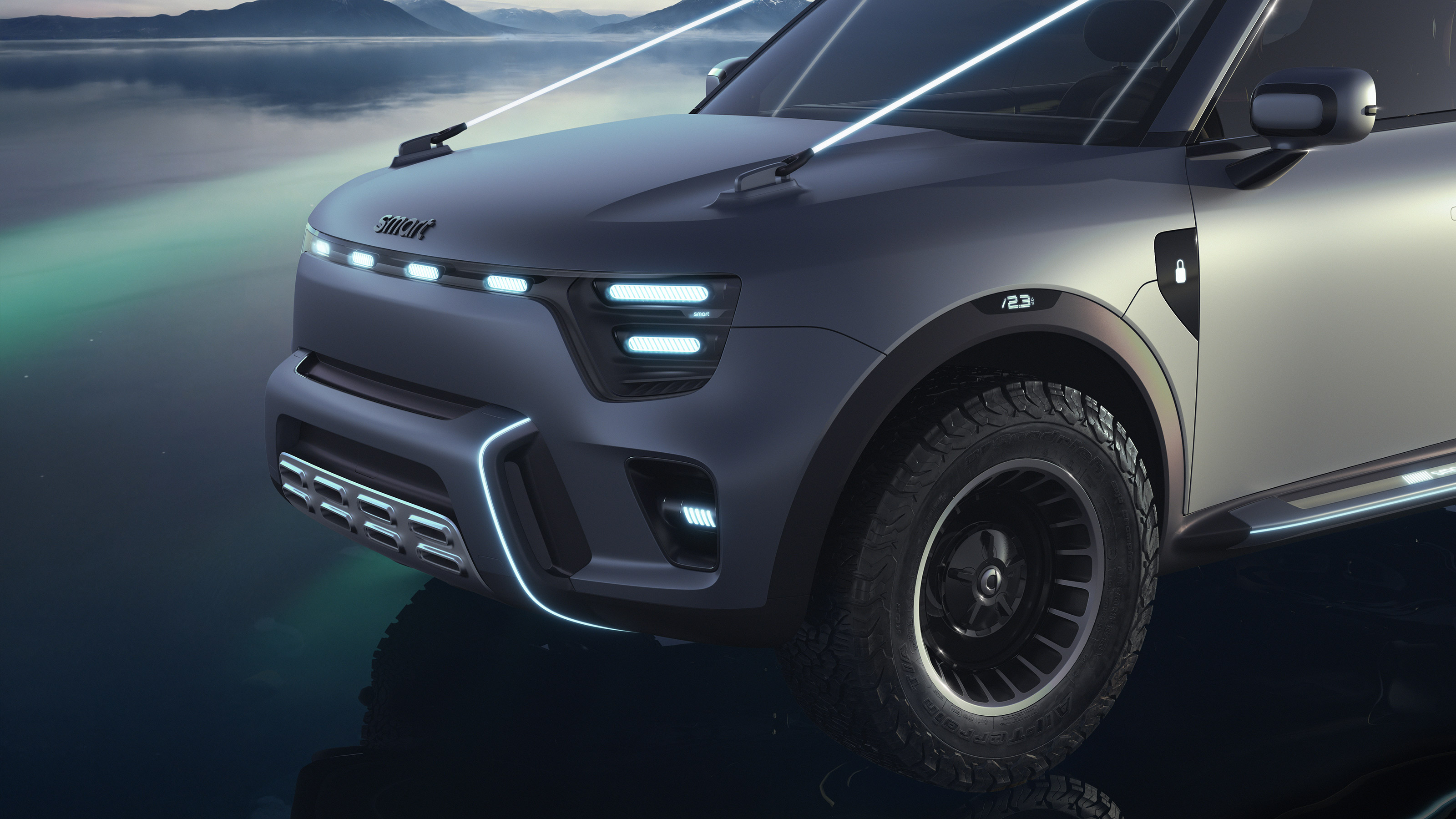 Smart #5 concept - front detail