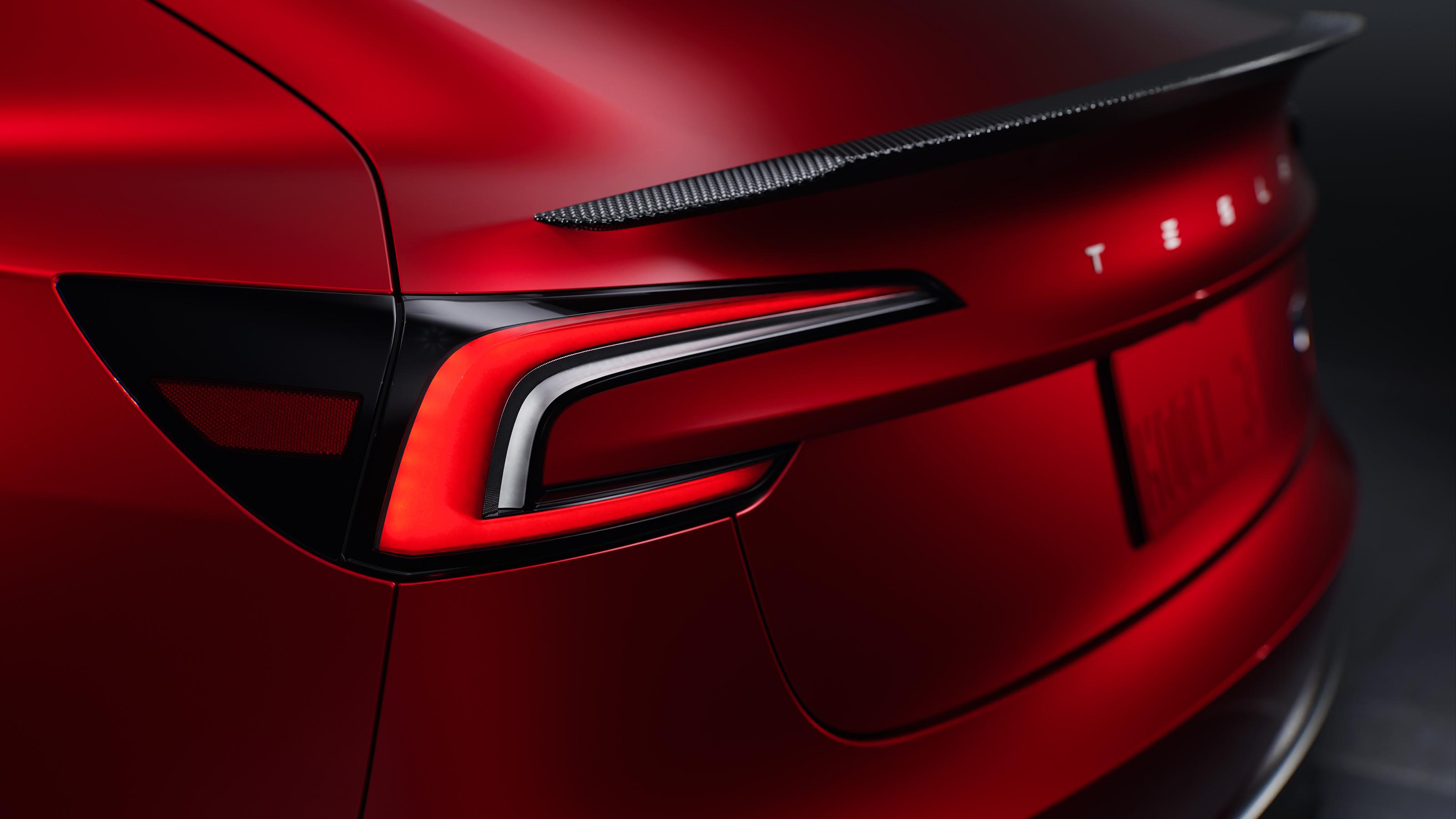 Tesla Model 3 Performance rear lights