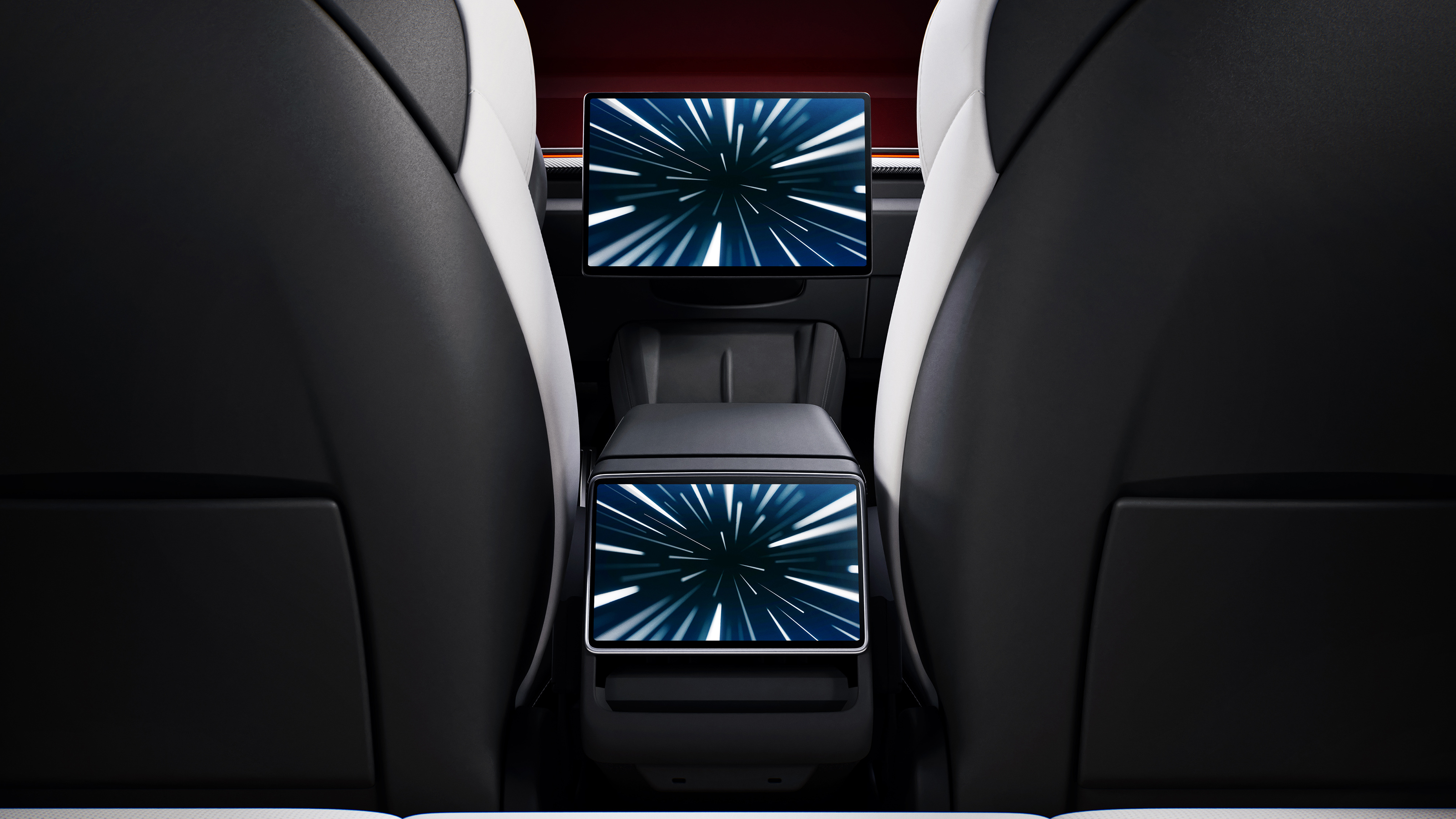 Tesla Model 3 Performance screens