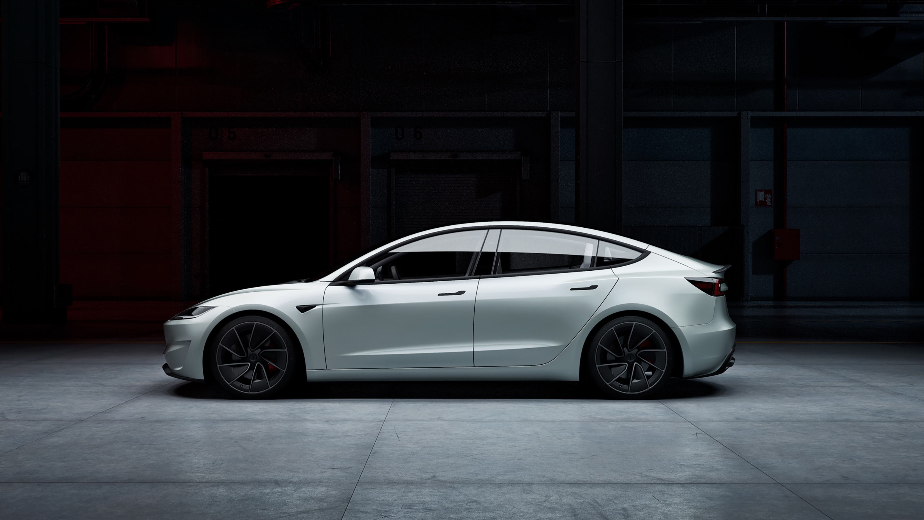 Tesla Model 3 Performance white
