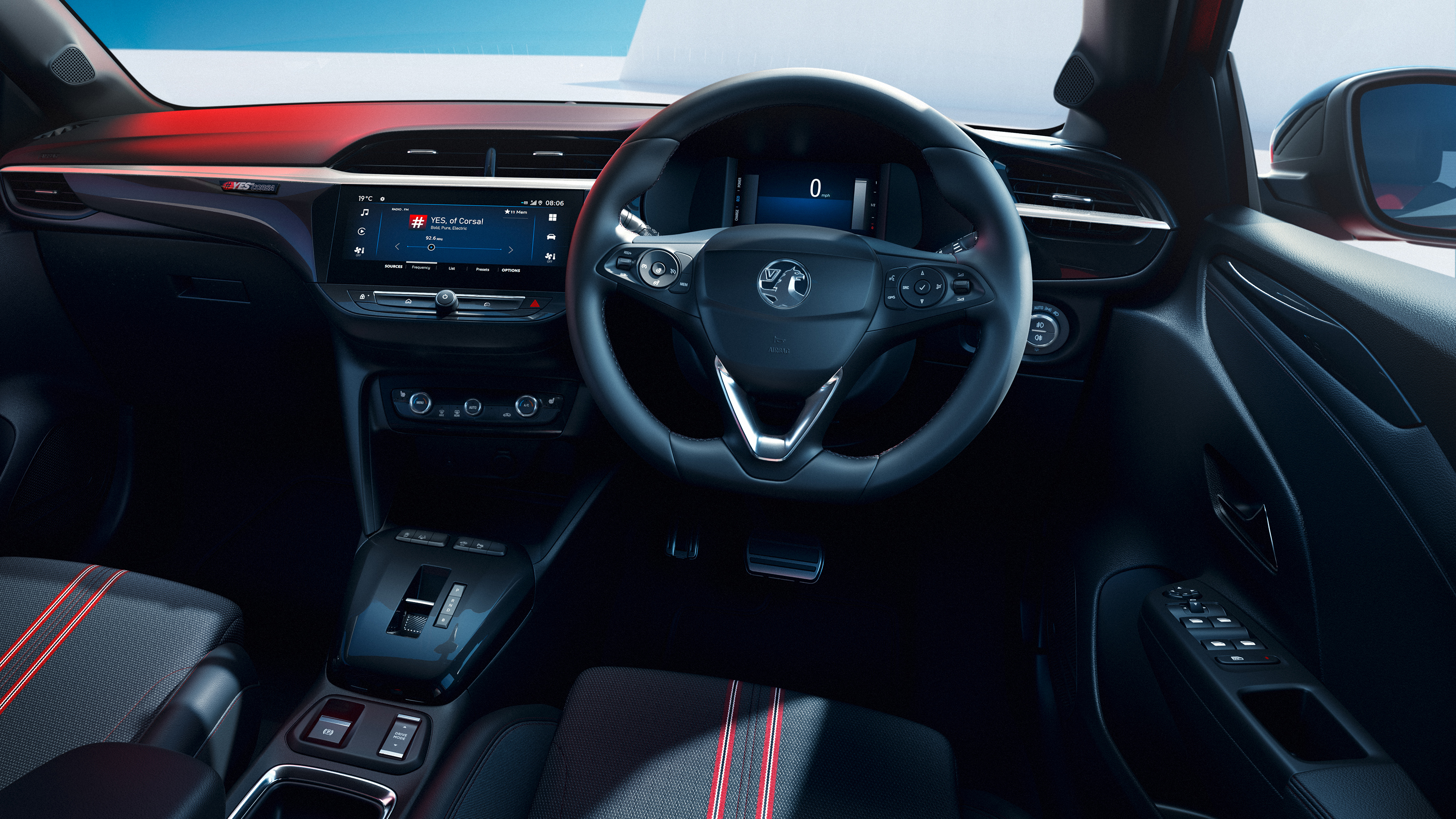 New Vauxhall Corsa Yes Edition drivers view
