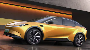 New Toyota bZ3C front 3/4