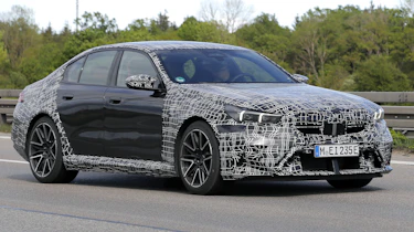 M5 spy shot - front on the road