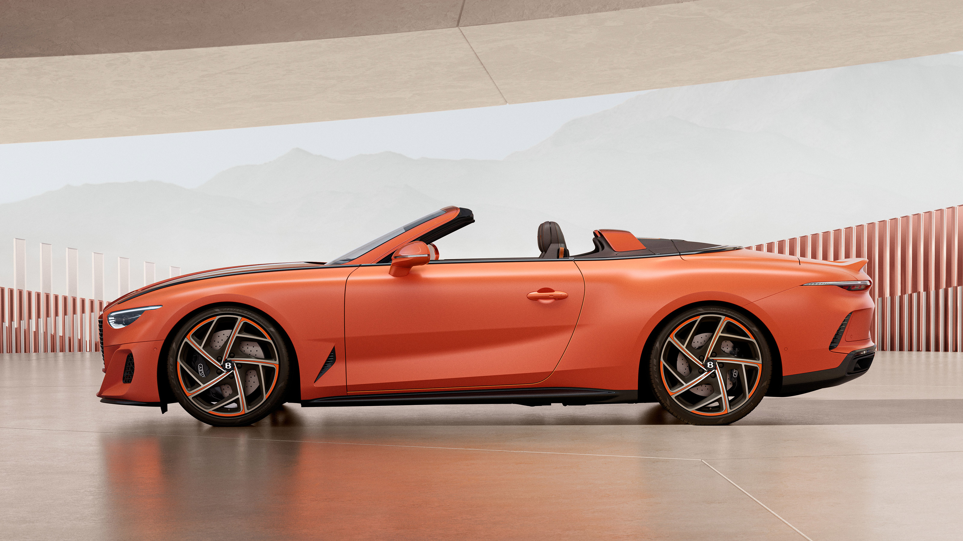 Bentley Batur Convertible - side