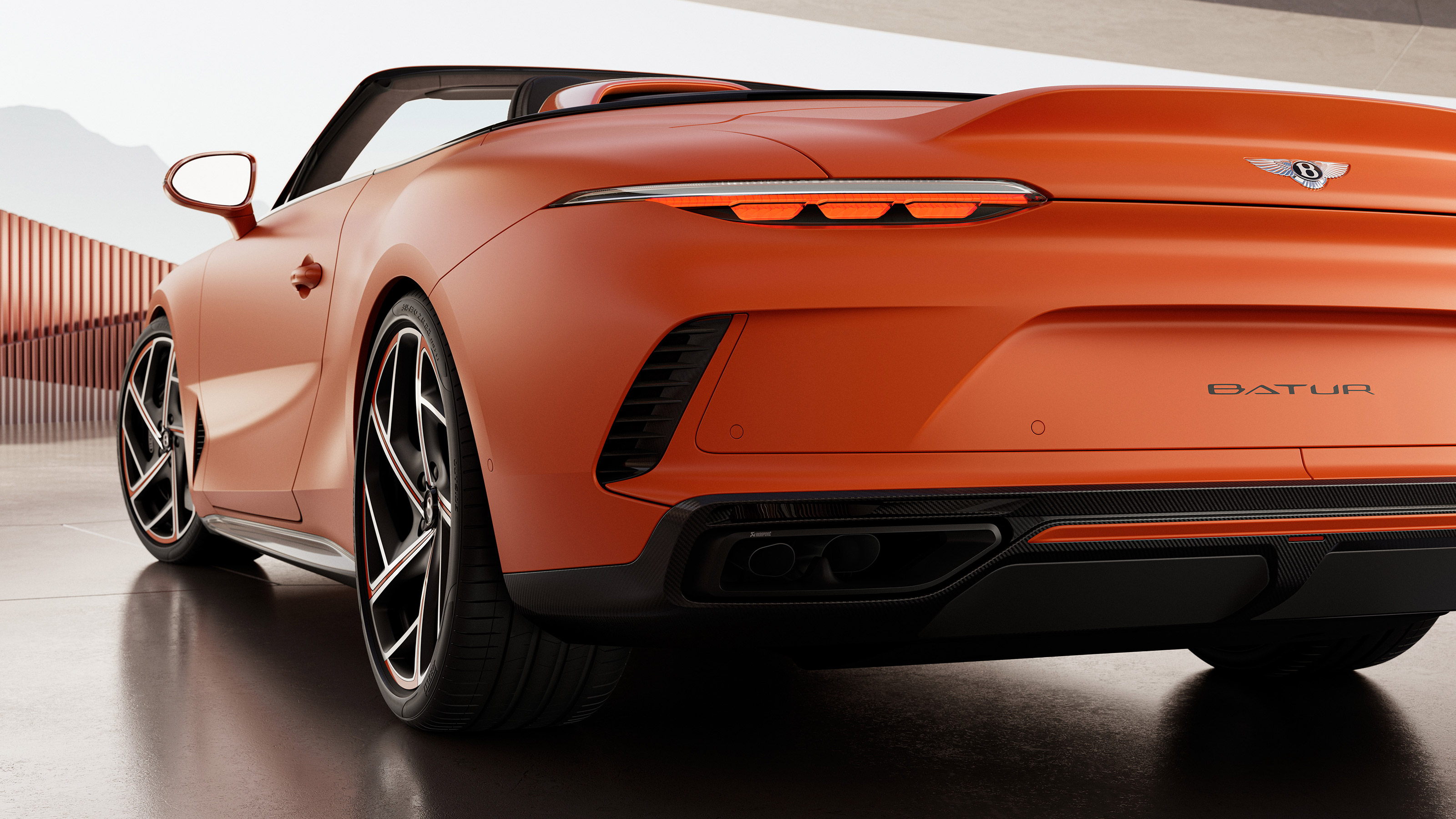 Bentley Batur Convertible - rear detail