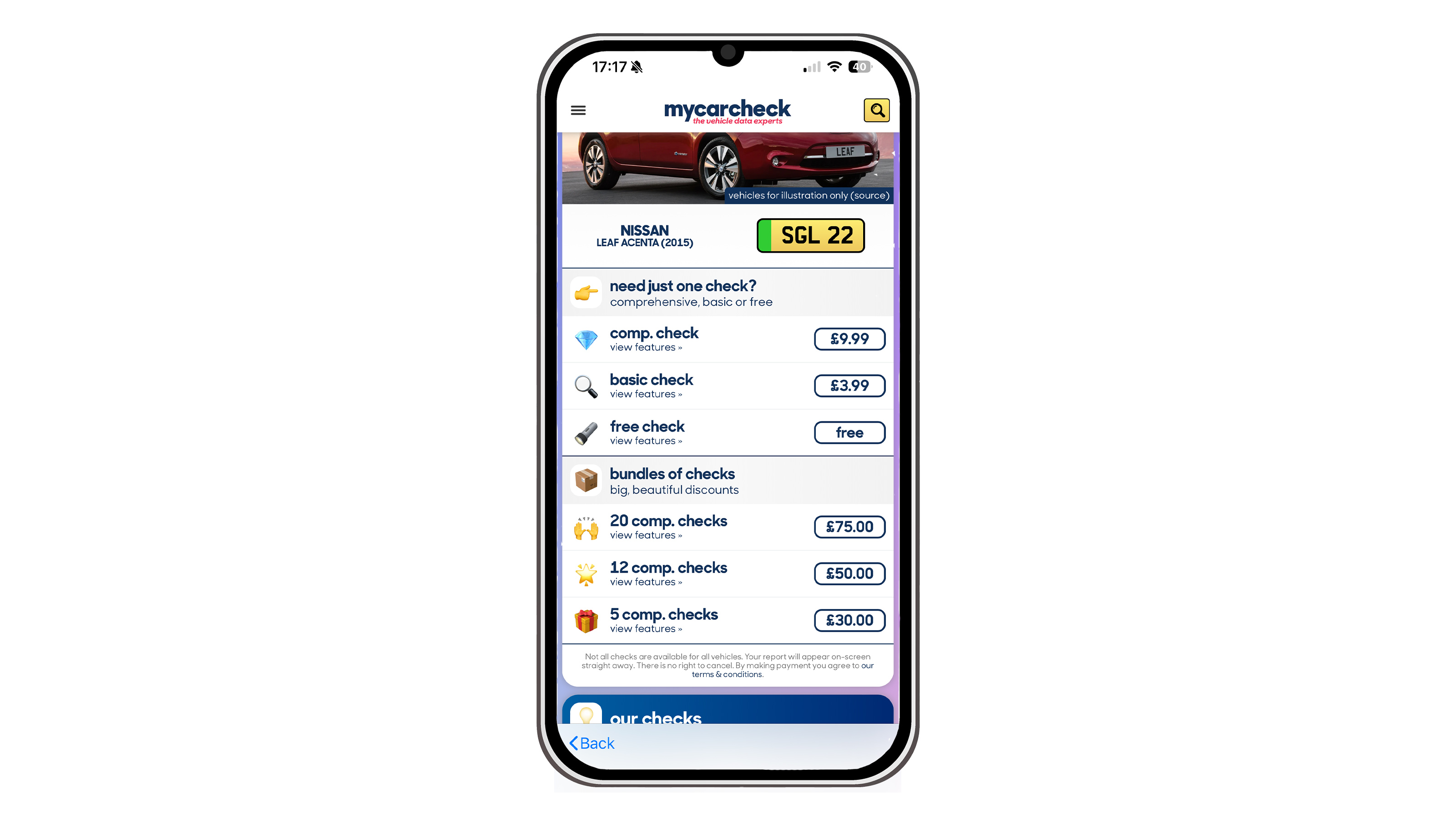 Best car check apps - MyCarCheck 