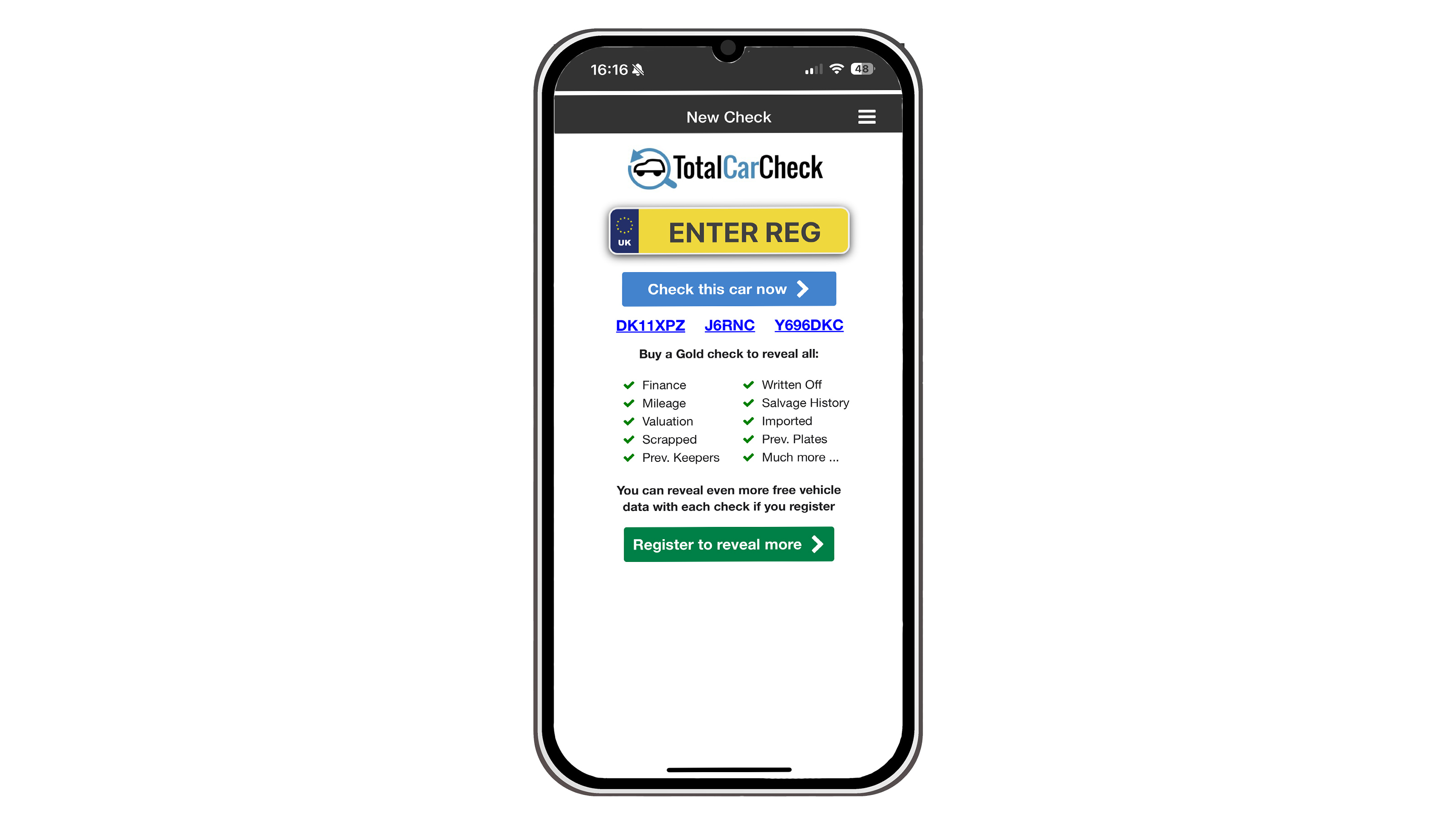 Best car check apps - Total Car Check