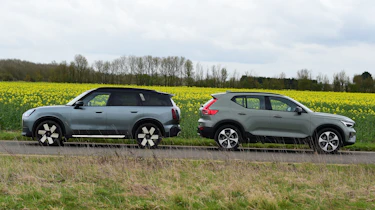 MINI Countryman and Volvo XC40 - back-to-back static