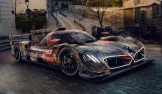 Julie Mehretu BMW Art Car - front