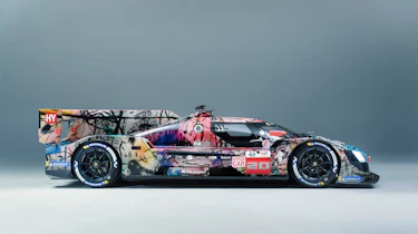 Julie Mehretu BMW Art Car - side static