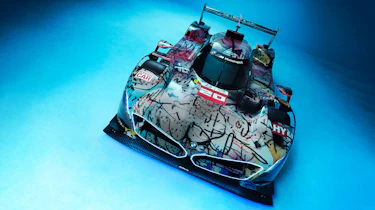 Julie Mehretu BMW Art Car - above