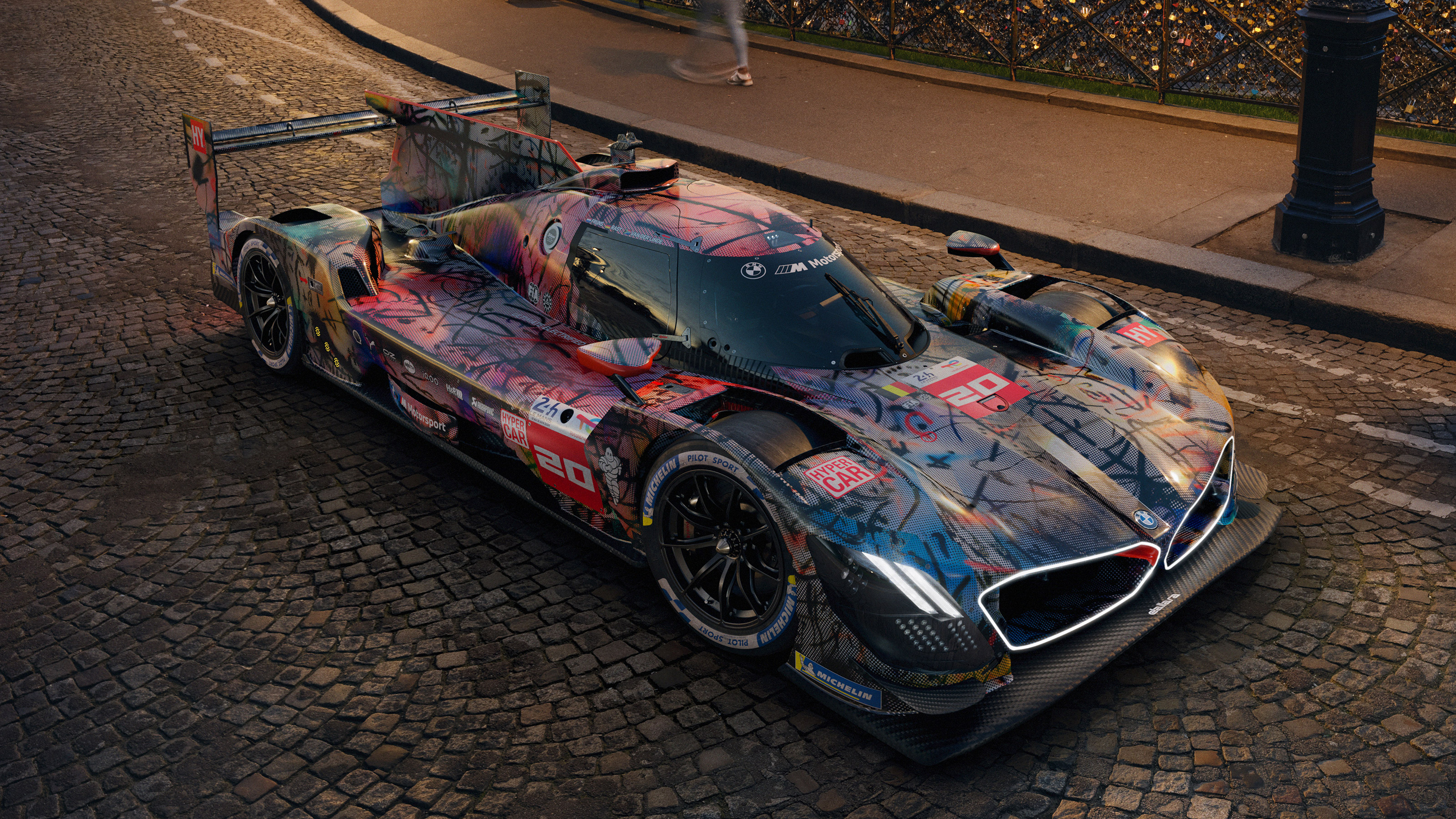 Julie Mehretu BMW Art Car - front action