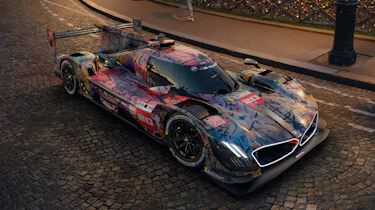 Julie Mehretu BMW Art Car - front action