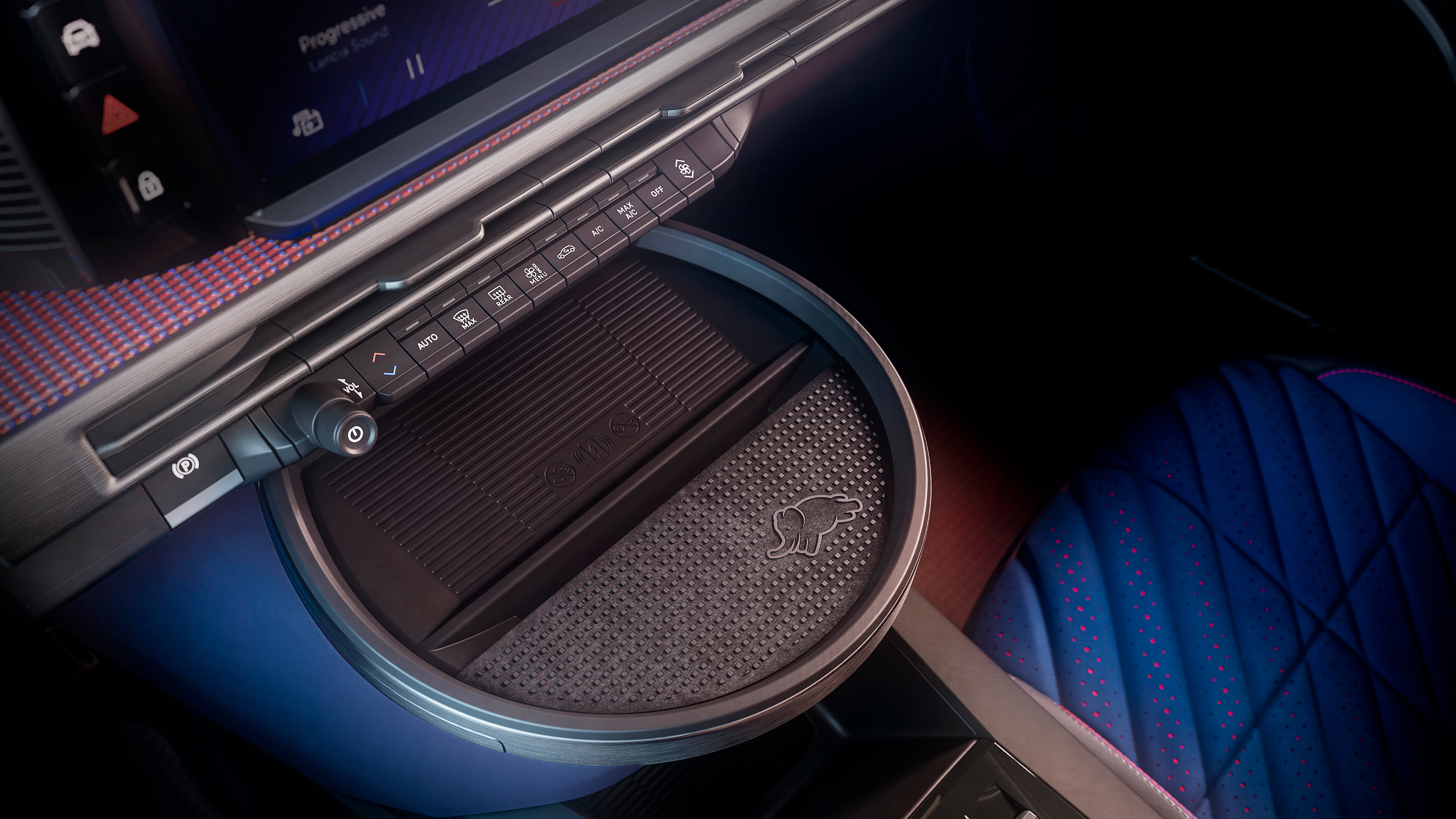 Lancia Ypsilon HF dash buttons