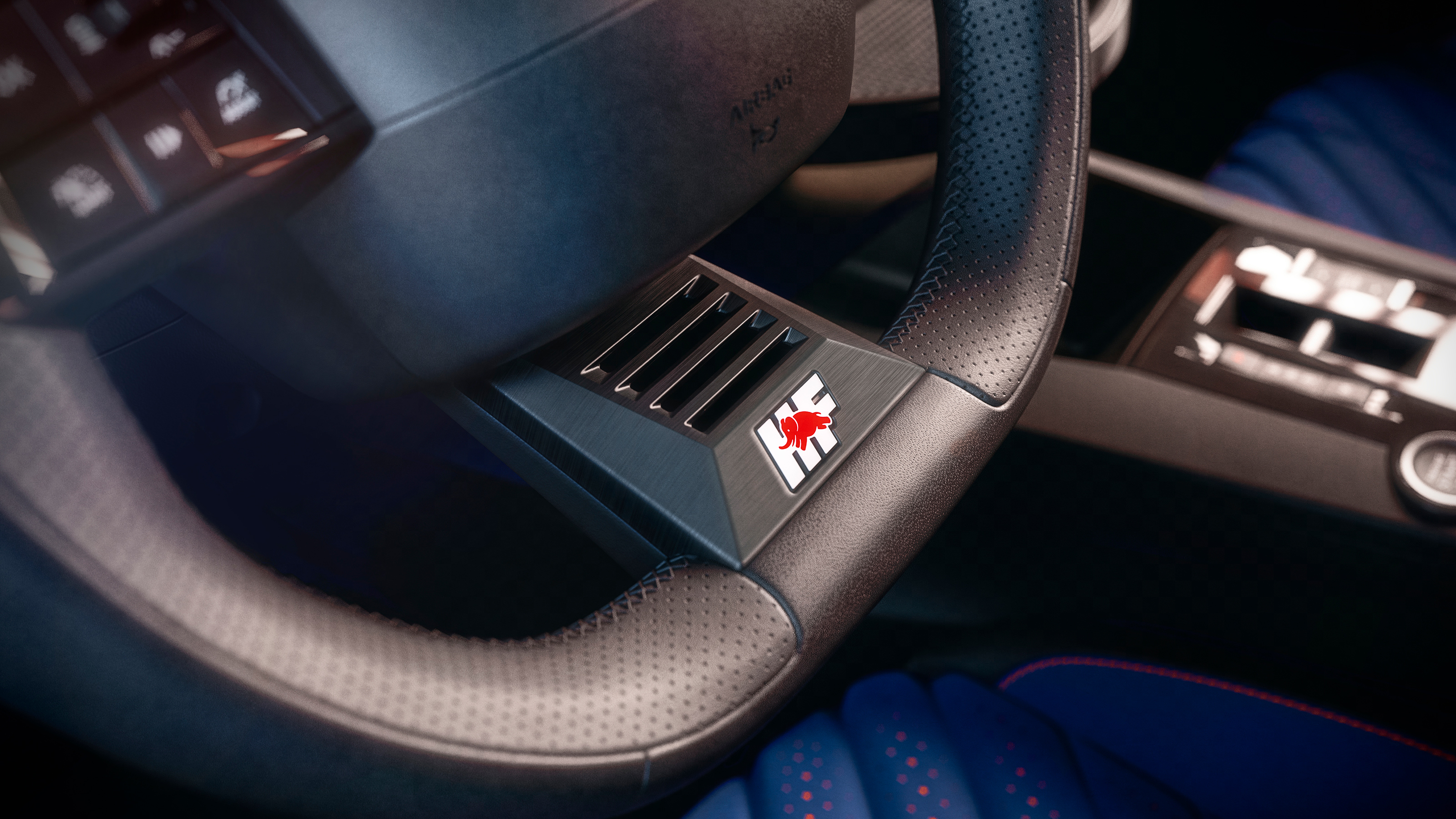 Lancia Ypsilon HF steering wheel